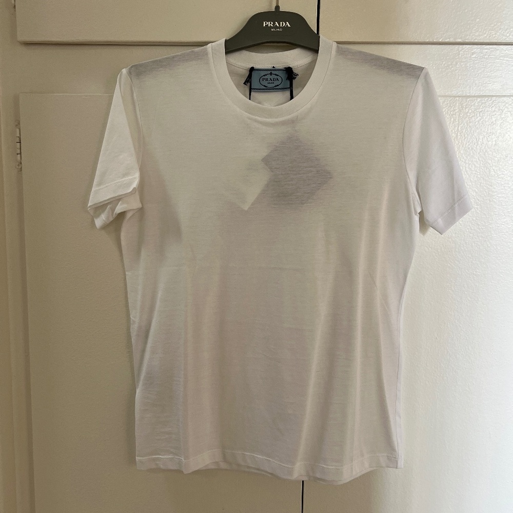 Prada white tee - S